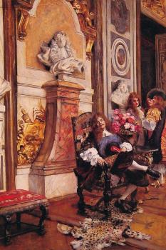 弗朗索瓦 弗拉芒 Moliere Demanding an Audience with King Louis XIV at Versail 弗朗索瓦 弗拉芒 Moliere Demanding an Audience with King Louis XIV at Versail